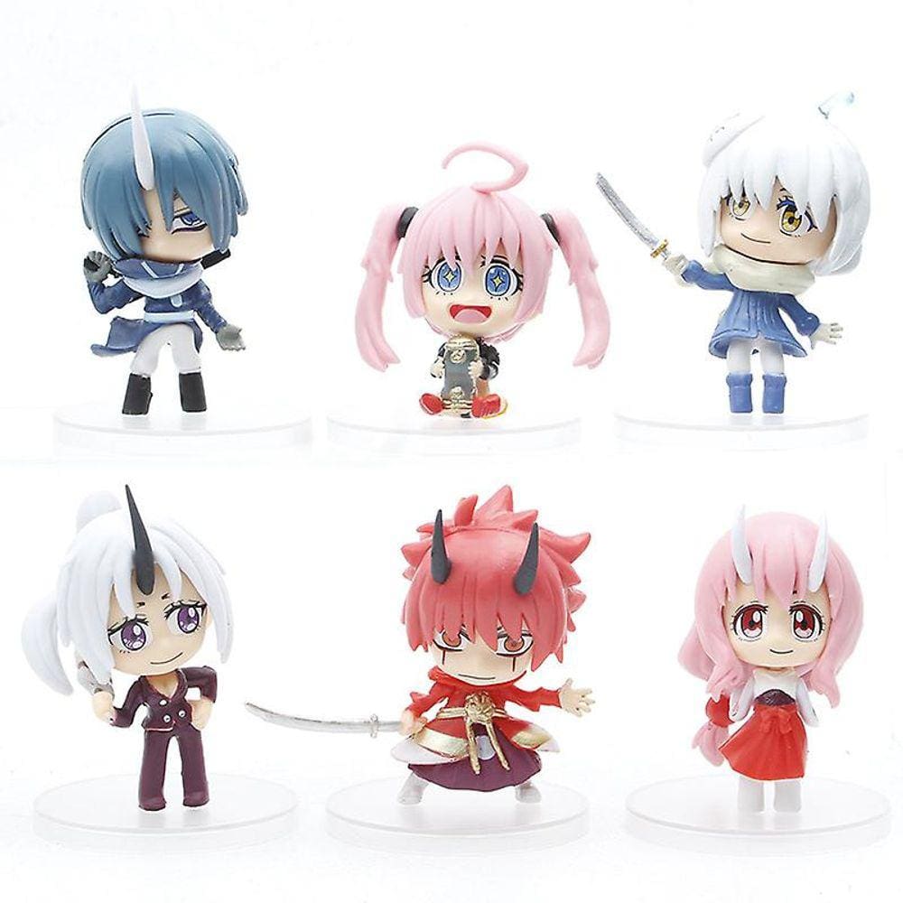 6pcs/lot Anime I Got Recarnated As A Slime Rimuru Action F