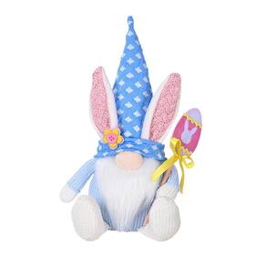 Decoração de Páscoa Lã Coelho Bonito Boneca Sem Rosto Decoração para Casa Boneca Ornamento