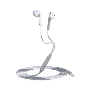 Fones de ouvido com fio com microfone Fones de ouvido intra-auriculares com isolamento de ruído, fones de ouvido poderosos de graves pesados de alta d