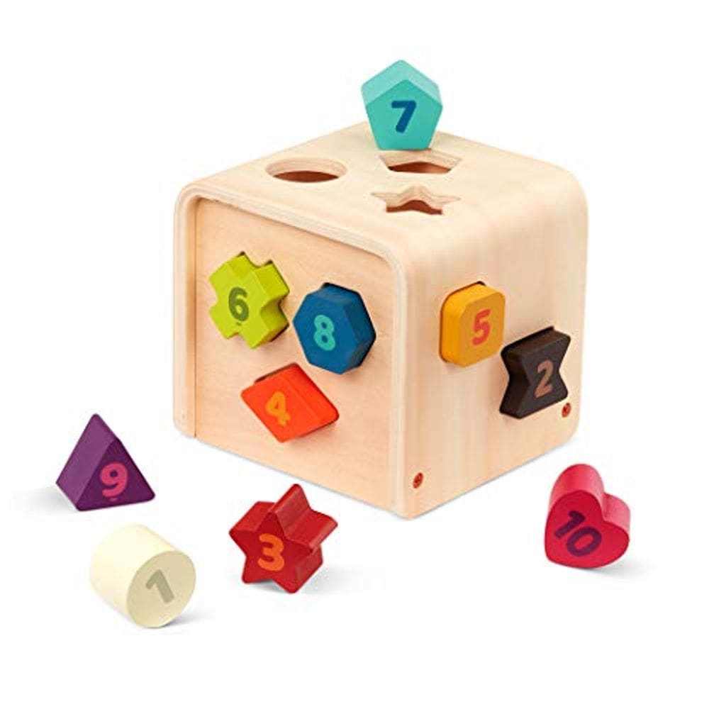 Battat †“Shape Sorter para bebês e crianças †“Wooden Learning