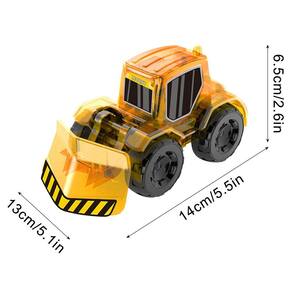 Diy Solar Mechanical Engineering Vehicle Toys Idade pré-escolar Crianças Educacional Engenharia Mecânica Movida a energia solar Vehiclewalking