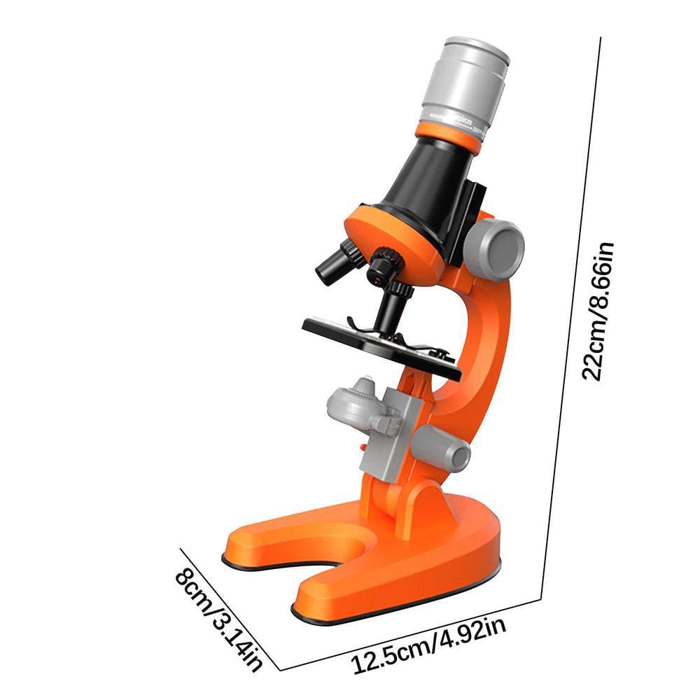 Educação Infantil Ciência Biológica Hd 1200x Microscópio Brinquedos Equipamento Experimental Infantil da Escola Primária
