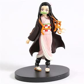 (Nezuko No Box3) Figura do Caçador de Demônios de Anime Kamado Tanjirou Nezuko Action Figures PVC Modelo Toys Zenitsu Figurine Inosuke Kimetsu No Yaib