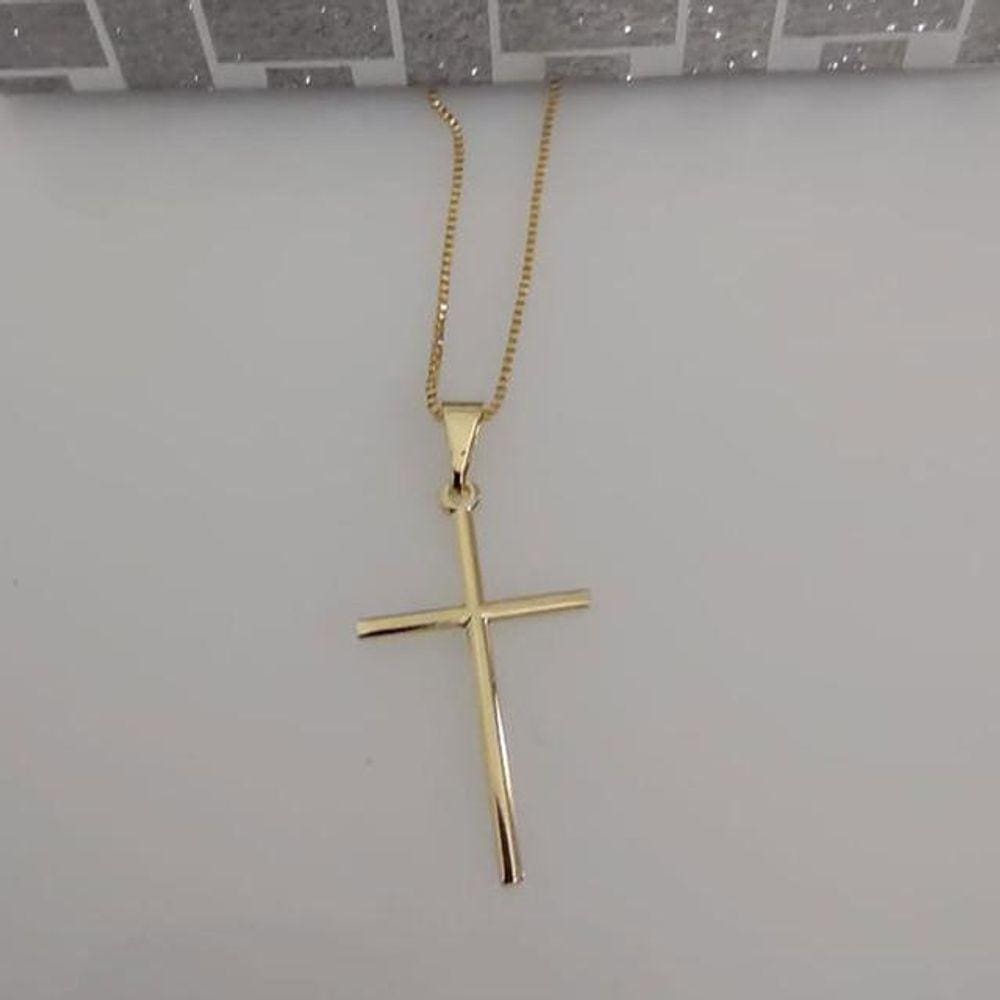 Escapulário Unisex fé em ouro Tipo I - Cerâmica Handmade