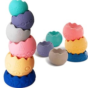 Brinquedos de empilhamento de bebês para bebês 6 9 12 18 meses, Sensory St