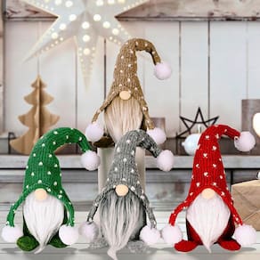 Decorações de Natal Boneca sem rosto Turquia Rudolph Ornaments Doll Boneca sem rosto