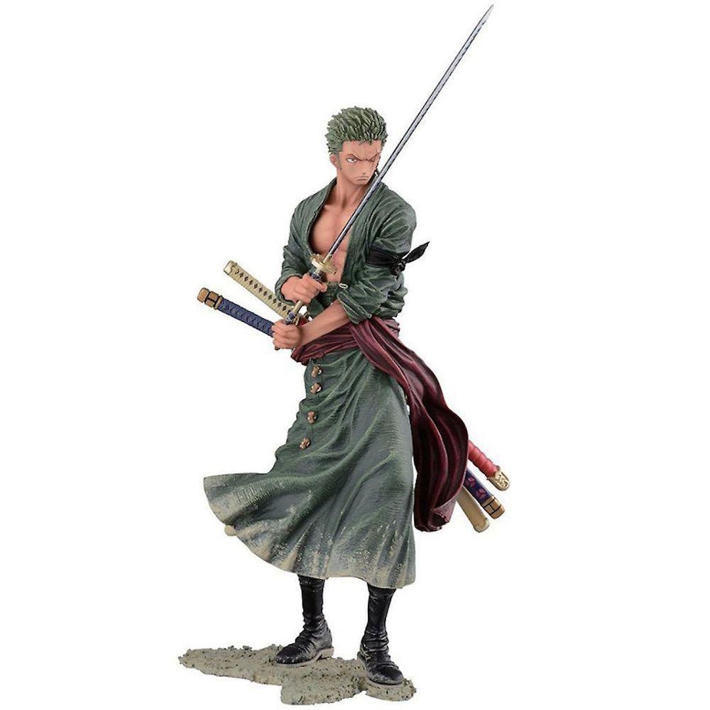 Roronoa Zoro One Piece Anime Figura Modelos de Brinquedo 20cm