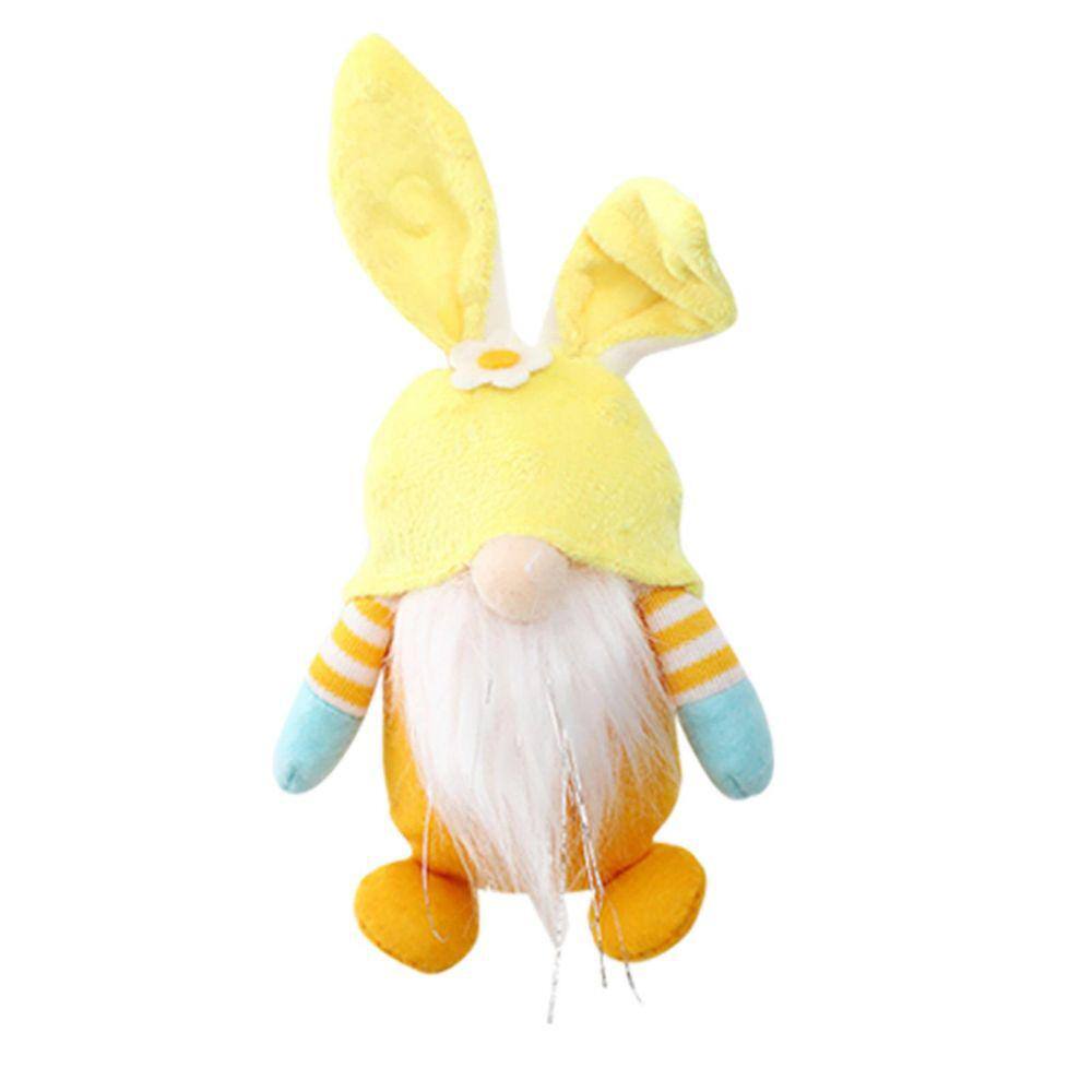 Decoração de Páscoa Lã Coelho Bonito Boneca Sem Rosto Decoração para Casa Boneca Ornamento