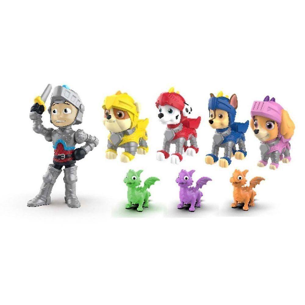 PAW Patrol Rescue Knights Ryder e Pups Figure Gift Pack