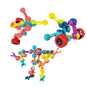 24 peças de brinquedos de emenda de esqueleto em constante mudança diy multifuncional esqueleto joint stick brinquedos educativos