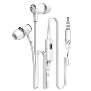 Fones de ouvido fones de ouvido branco super bass fone de ouvido com fio fone de ouvido fone de ouvido estéreo fone de ouvido para android