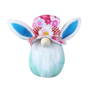 Coelhinho da luz da Páscoa sem rosto boneca anã boneca decoração brinquedo ornamento