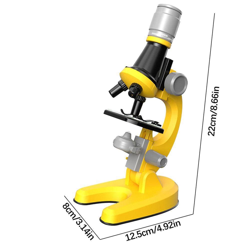 Educação Infantil Ciência Biológica Hd 1200x Microscópio Brinquedos Equipamento Experimental Infantil da Escola Primária