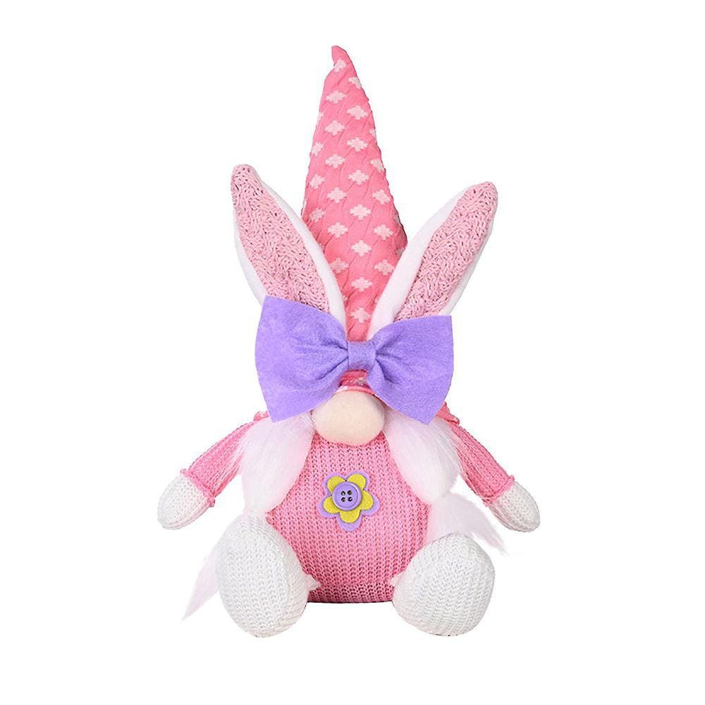 Decoração de Páscoa Lã Coelho Bonito Boneca Sem Rosto Decoração para Casa Boneca Ornamento