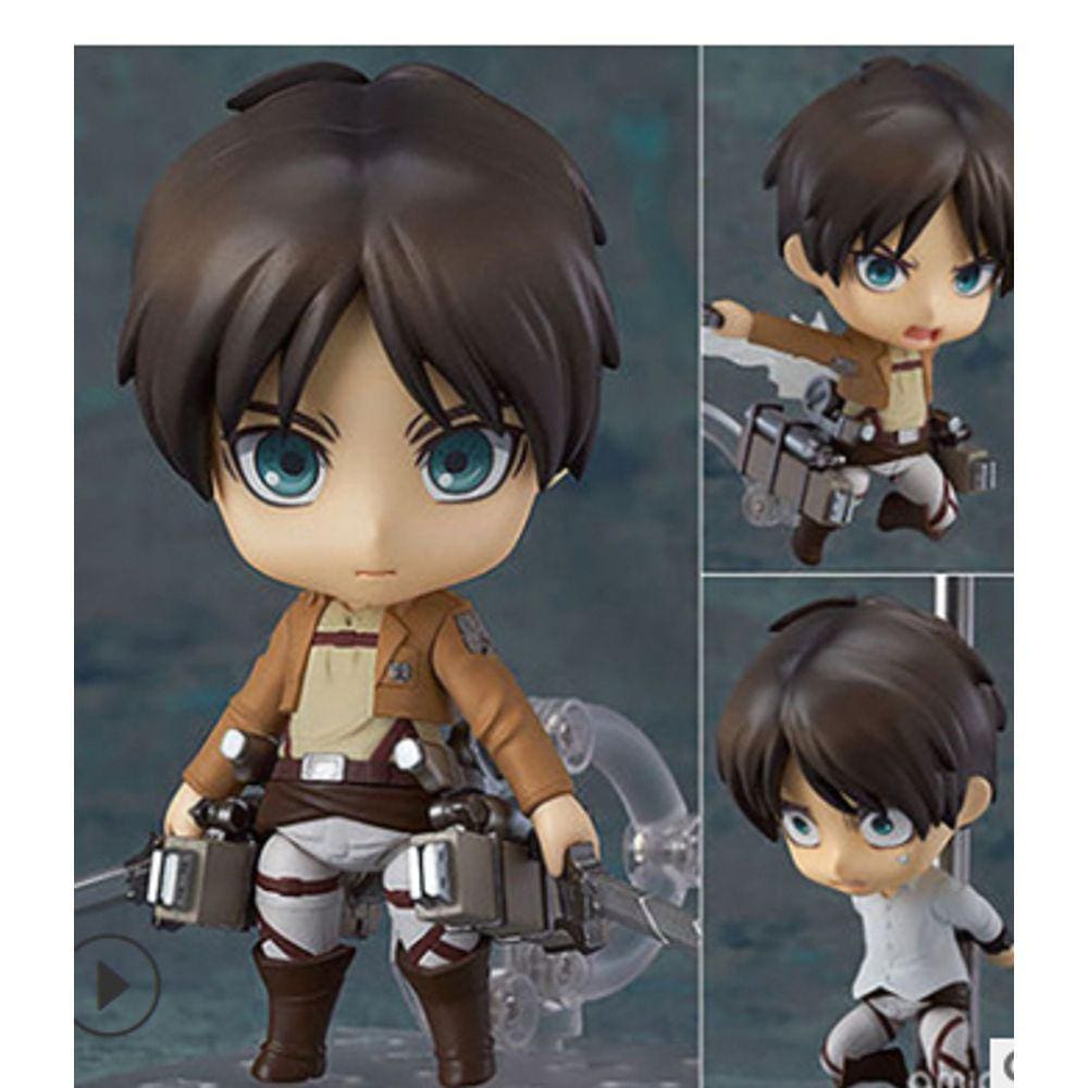 Ataque de 10cm na limpeza de Titã Levi Ver. 417 390 Eren 375 PVC Action Figure Collectible Model Toy| Figuras de Ação