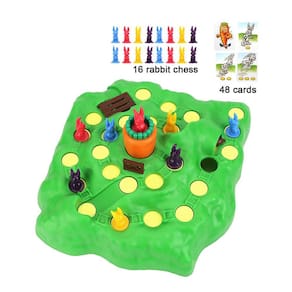 Coelho Cross-country Jogo de Xadrez Brinquedos Educativos para Crianças Jogos de Tabuleiro