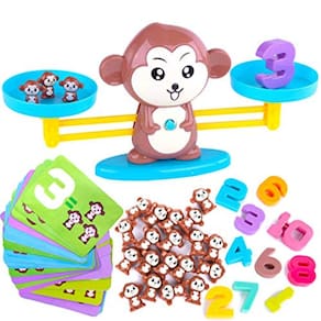 CoolToys Monkey Balance Cool Jogo de Matemática para Meninas e Meninos |