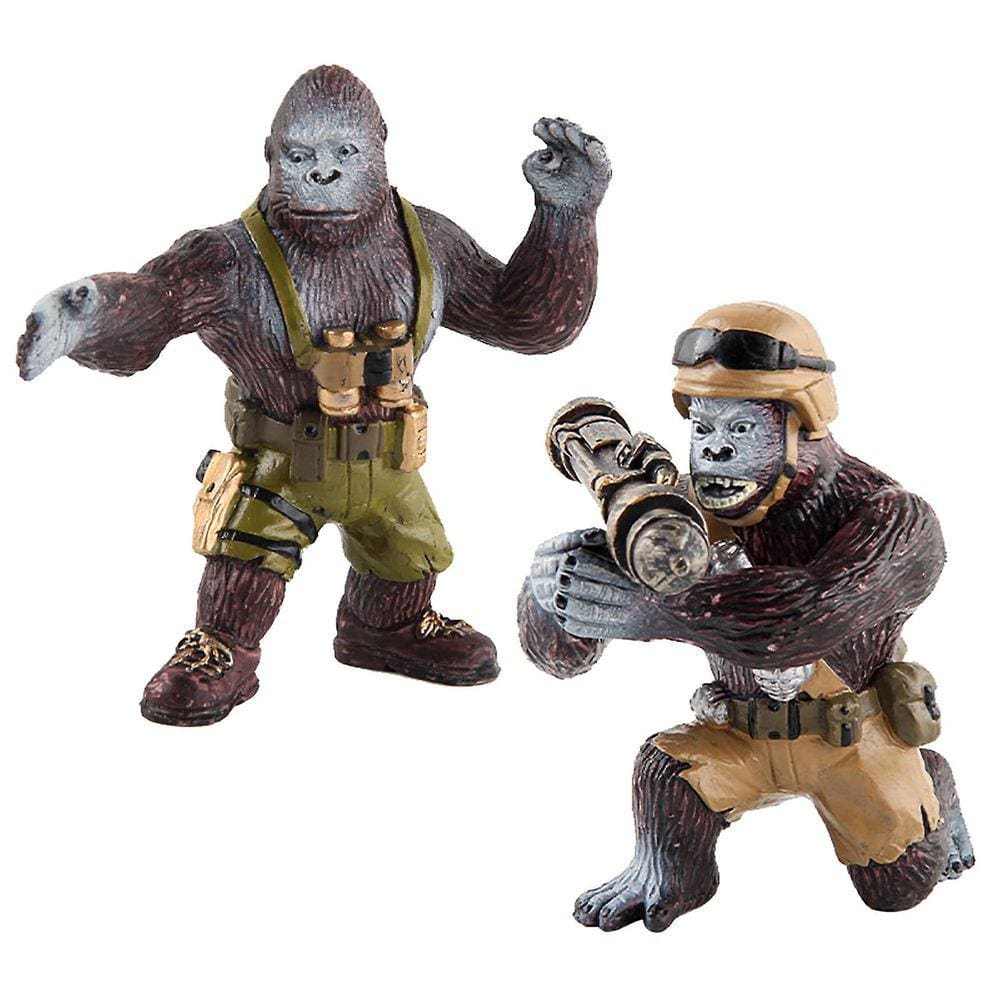 Sólido Pvc Gorilla-A Modelo Figura de Ação Brinquedo Chimpanzé Decoração Brinquedo Para Crianças