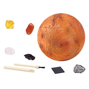 Pedra de Escavação Arqueológica Infantil Os Oito Planetas do Sistema Solar Brinquedo de Aventura