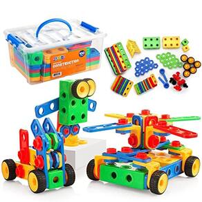 Blocos de construção Play22 de 100 unidades - brinquedos STEM para crianças