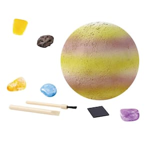 Pedra de Escavação Arqueológica Infantil Os Oito Planetas do Sistema Solar Brinquedo de Aventura