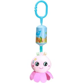Brinquedo de pelúcia de chocalho de bebê, brinquedos de chocalho pendurados de pelúcia de animais macios, brinquedos de berço para carrinho de bebê r