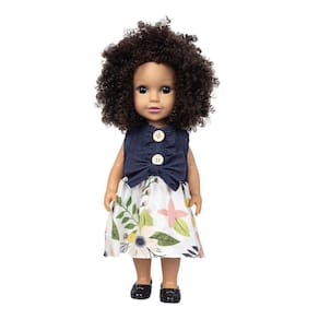 Cabelo encaracolado Boneca Bonita Simulação Boneca Boneca de Cabelo Encaracolado Bonito Brinquedo