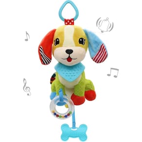 Brinquedos pendurados para bebês, carrinho de berço