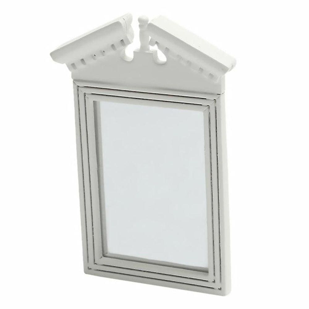 1pc casa pequena acessório mini retro estilo espelho miniatura 