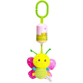Baby Rattle Pelúcia Brinquedo, Chocalho Macio Animal Recheado Pendurado