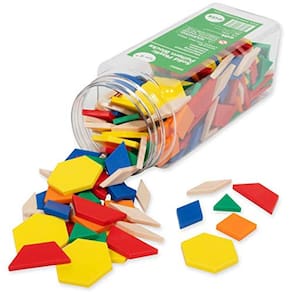 edxeducation Blocos Padrão Plástico - Conjunto de 250 - Early G