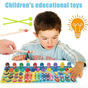Jogo de tabuleiro infantil Puzzle Baby Brainpower Early Wooden Education Toys