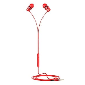 Fone de ouvido com fio intra-auricular com microfone Metal Heavy Bass Fone De Ouvido Com Fio Com Controle de Volume Chamada Telefônica