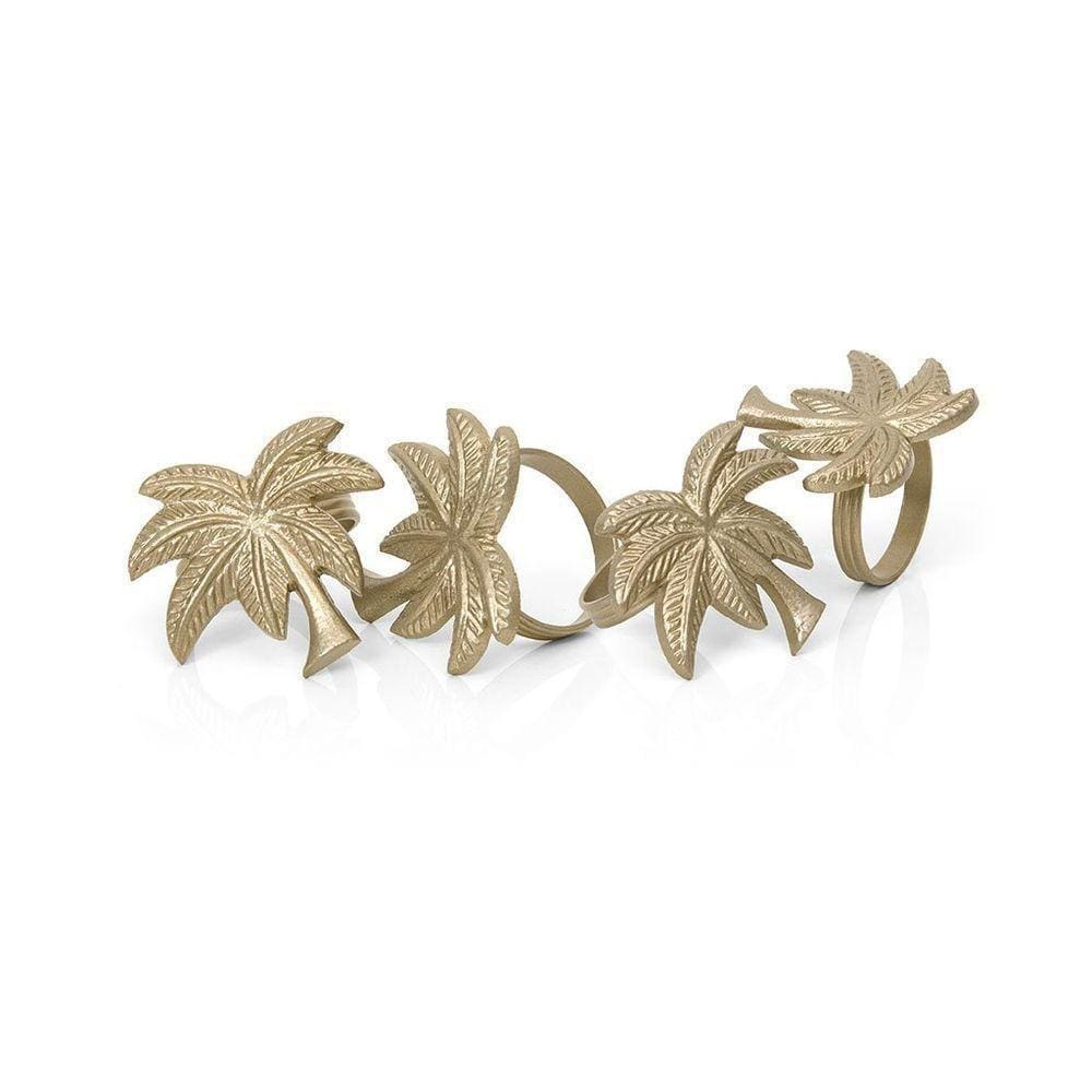 Argola De Guardanapo Copa E Cia 4 Pçs Complement Palm