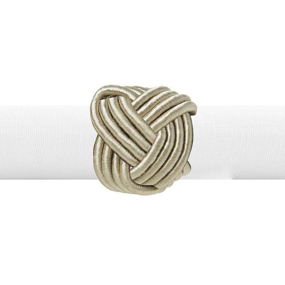 Argola De Guardanapo Copa E Cia 4 Pçs Traccia Champagne