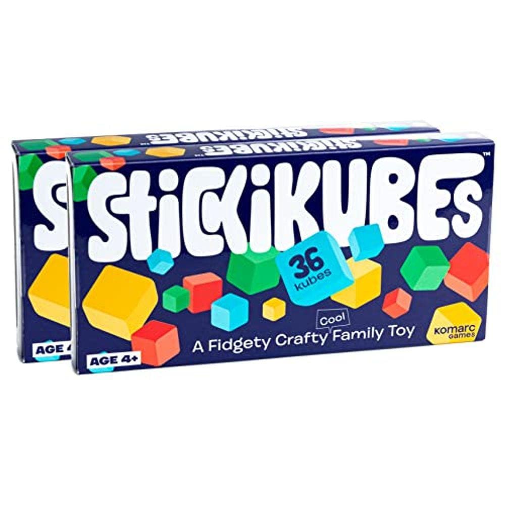 KOMARC GAMES StickiKubes - Mini Cubos de empilhamento que grudam