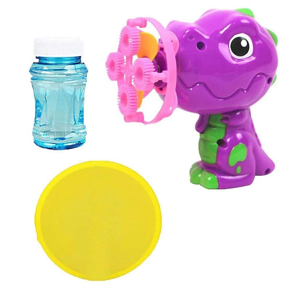 O ventilador da bolha do dinossauro das crianças com 1 bolha da solução da bolha ajusta os brinquedos 100ml
