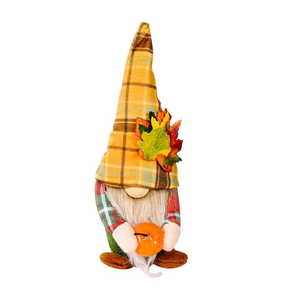 Novos enfeites de boneca de outono com luzes para ornamentos de decoração de boneca de ação de graças