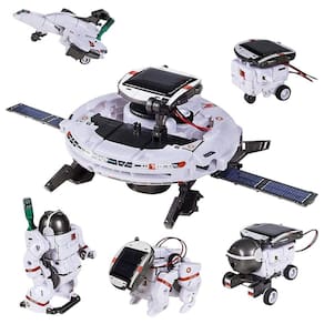 Kits de ciência para crianças Kit de robô solar Aprendendo experimentos de brinquedos de construção para crianças Presentes alimentados por Solar