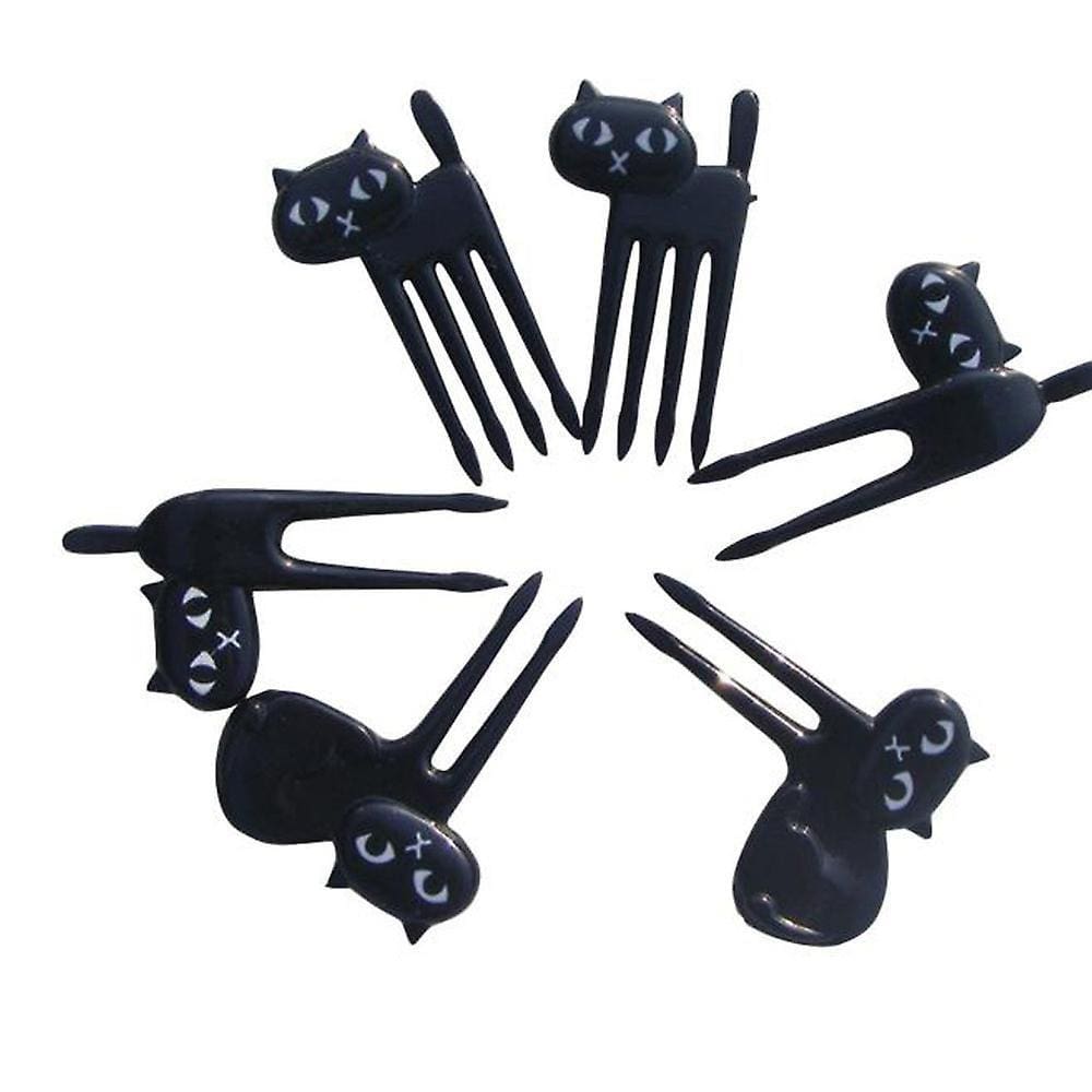 36pcs Adorável Alimento Animal Fruta Garfos Decoração Animal Mini Cartoon Palito Almoço
