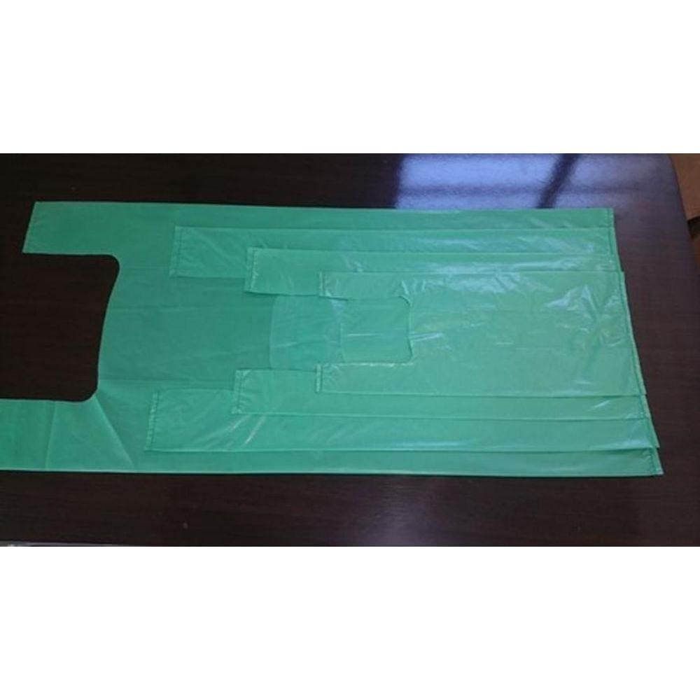 Sacolas Recicladas Resistentes 30x40 Verde - 825 Unds