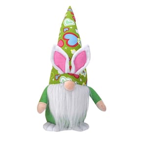 2 peças de decoração de boneca sem rosto Gnome Rabbit do Dia