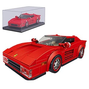 Conjuntos de construção de carros do Mould King Speed Champions com acrílico