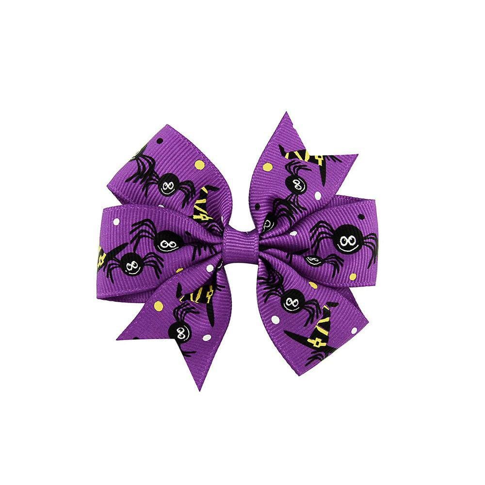 Halloween infantil hairpin crianças abóbora impressão meninas bonito arco acessórios de cabelo