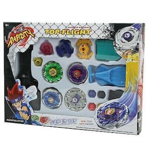 Gyro Top Fusion Metal Master Fight Rapidity Rare 4D Launcher Set Kids Toys Lot