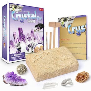 Kit de mineração de cristal Arqueologia Biologia Cavando e Escavação de Kits de Ciência infantil