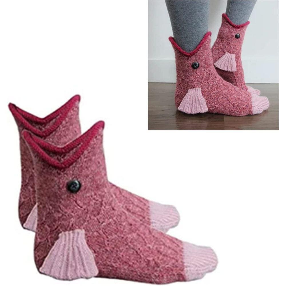 Cartoon Crocodile Shape Malha Meias, Forma Animal Criativa S