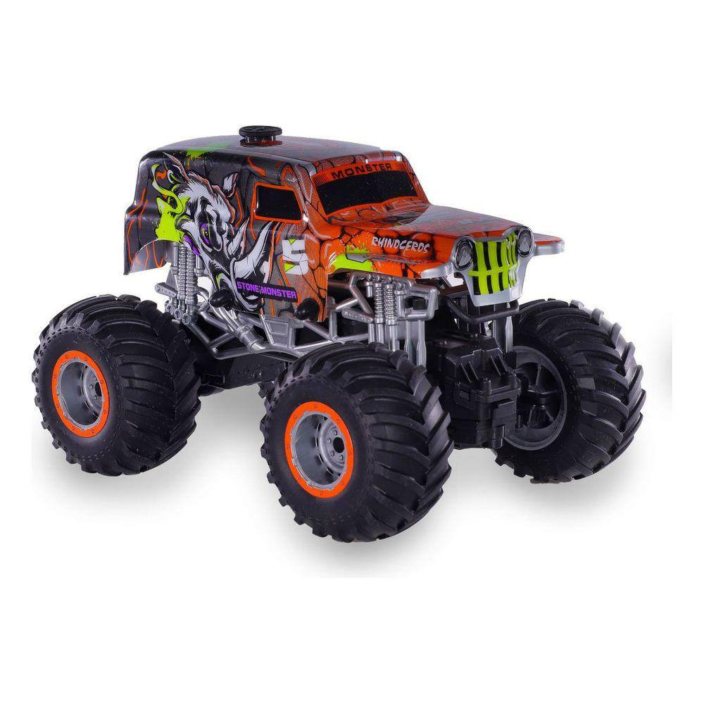 Carrinho De Controle Remoto Pickup Monster Truck Polibrinq