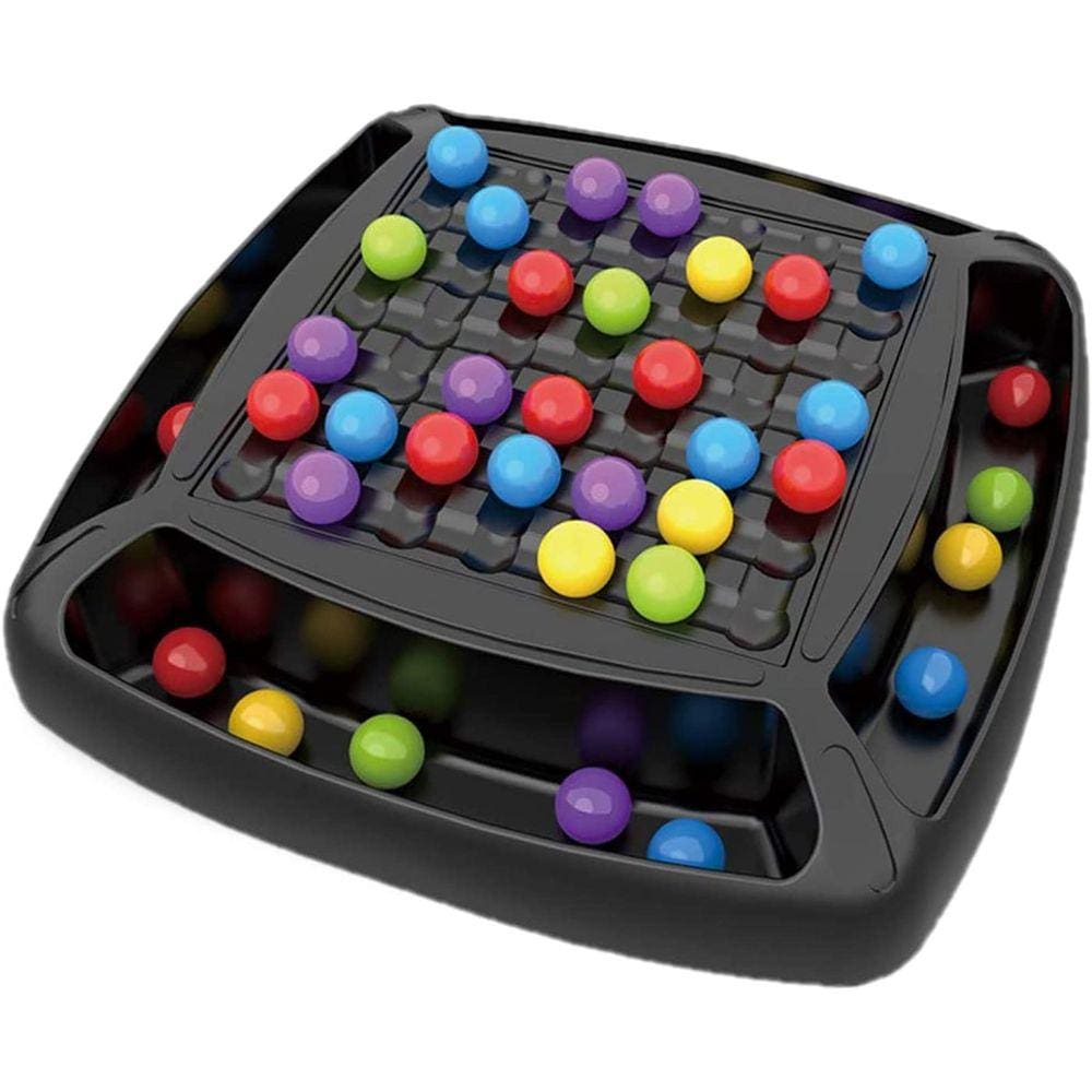 Checkers Board Game - Rainbow Ball Elimination Board Game