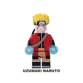 8pc Naruto Uzumaki Naruto Montou Brinquedos de Bloco de Construção Infantil